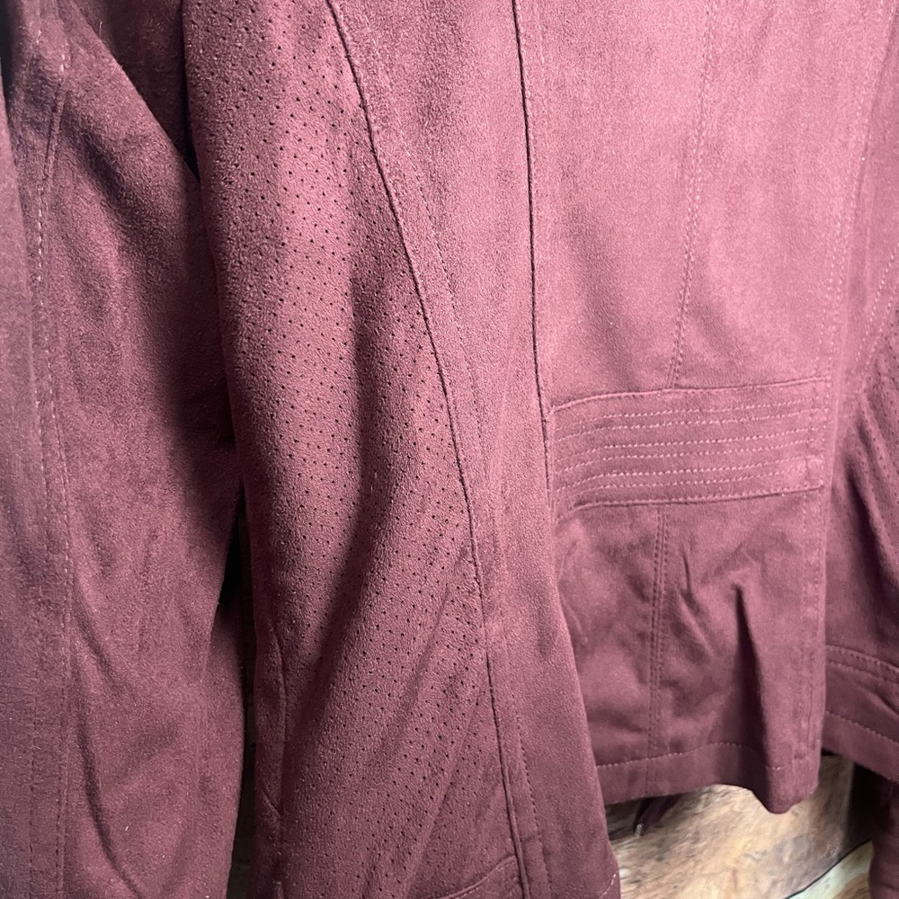 American Rag Maroon Bomber Jacket - Picture 11 of 11